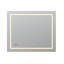  Daytona l 36 po x H 10 po x P 1 po, miroir mural pour salle de bain avec 3 lumières de température de couleur, commande tactile, gradateur et désembueur, horloge numérique-804046772