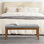 Banc en bois Isaura