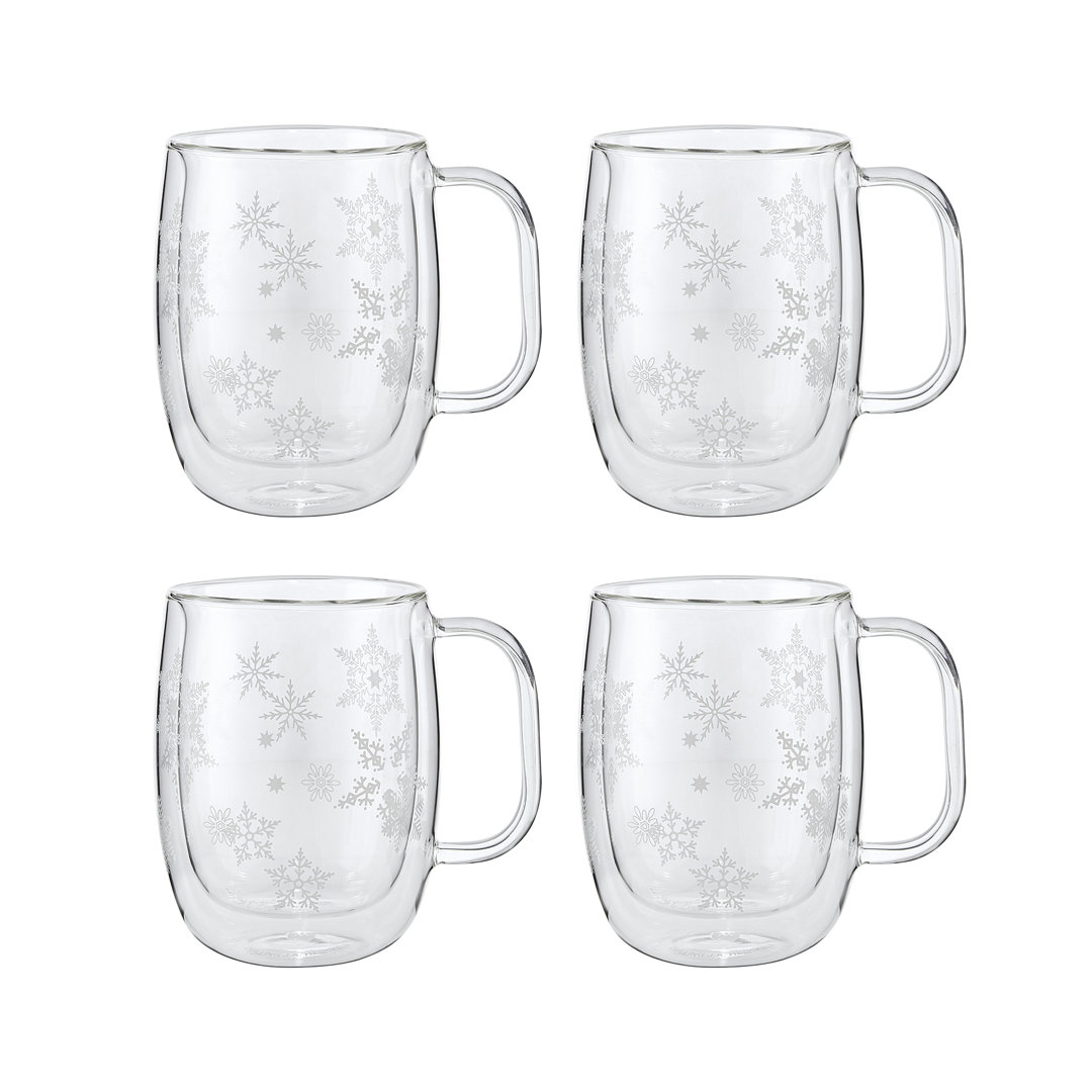 Sorrento Plus Snowflake Double-Walled Mug Set 4 Piece (Set of 4) ZWILLING J.A. Henckels