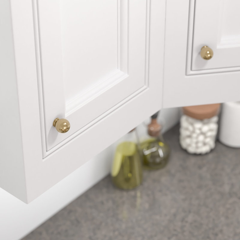 1 3/16" Diameter Round Knob, Champagne Bronze