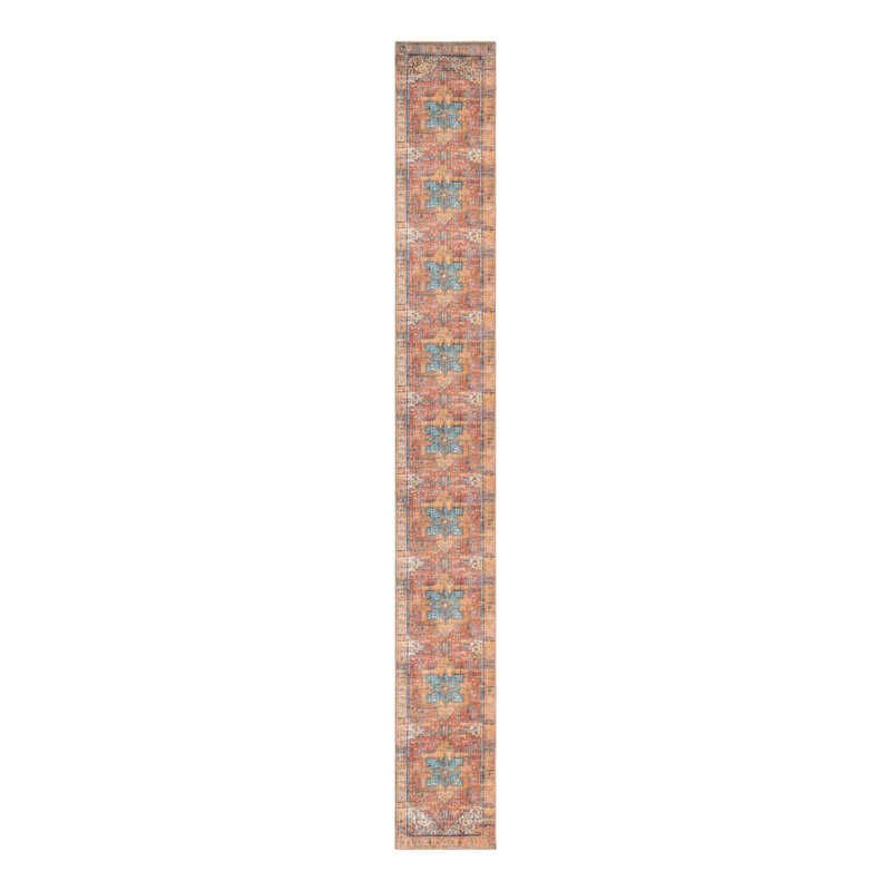 Chenille Geometric Indoor Rug, Runner 2'6" x 19'8"
