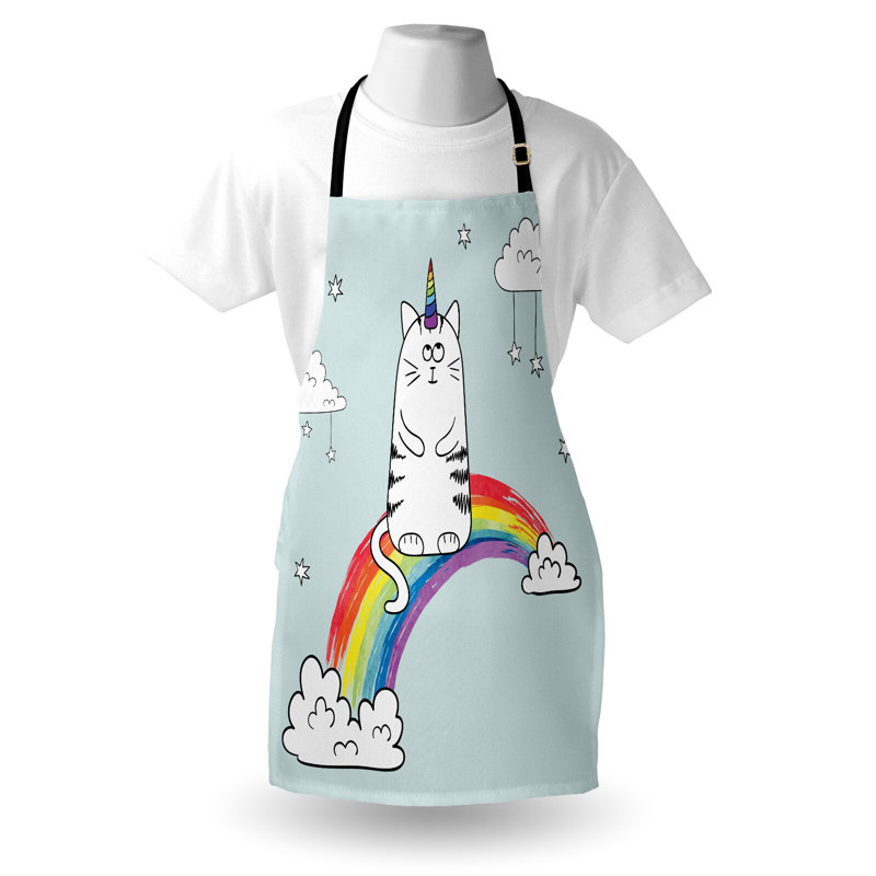 No Pattern Bib Apron