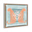 Casablanca to Paris Peach Print Glam Jungle by Oliver Gal, Black Frame, 12 x 12-1079040911-1079041011