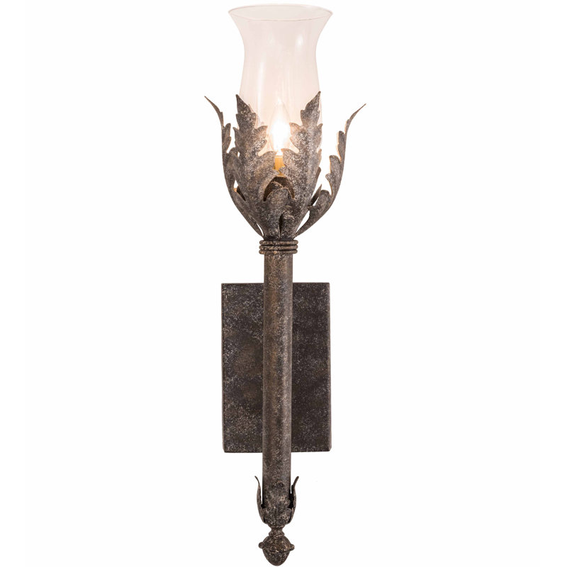 Lampe murale bougie 1 lumières Grund
