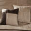 Édredon grand beige - Literie 7 pièces en faux suède-124523612-124523608