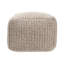 Prism 18" Wide Handwoven Square Pouf-761080668