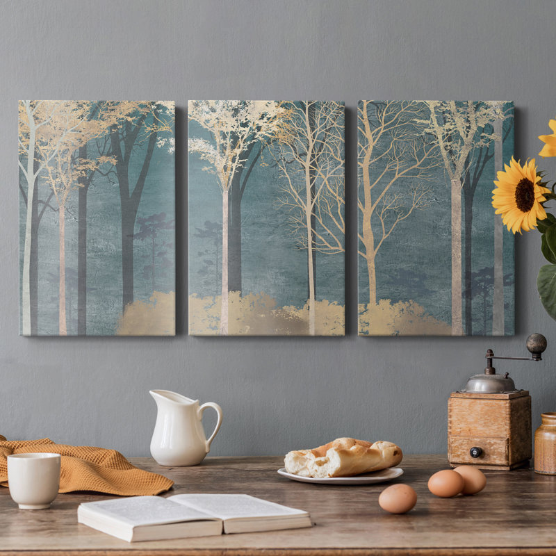 " Into The Woods " 3 - Pieces, 60" H x 40" W x 1" D