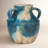 Decorative Pottery Terracotta Vase with Rustic Textured Design and Double Handles, Stylish Contemporary Accent for Modern Spaces-422745343-425315559