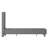 Aluino Tufted Upholstered Platform Bed w/ Accent Nail Trimmed Extended Sides-678480896-678480908