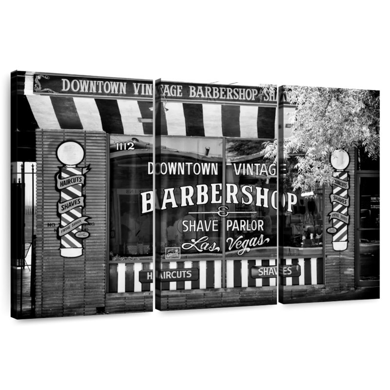Lilie Barbershop Las Vegas, H 20 po x l 33 po