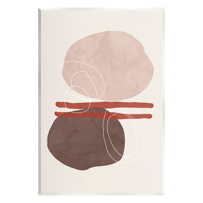 Art abstrait sur toile flottante abstraite par Nina Blue