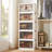 5 Layers Stackable Storage Box with Wheels for Home Living Room Office Wardrobe