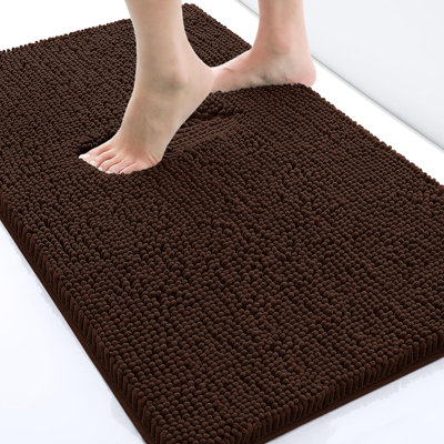 Chenille Non-Slip Non-Slip Bath Mat