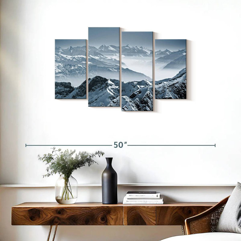 Alvord Swiss Mountain Peaks, H 22 po x l 36 po