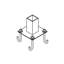 Small Square Pier Mount Outdoor-72151703