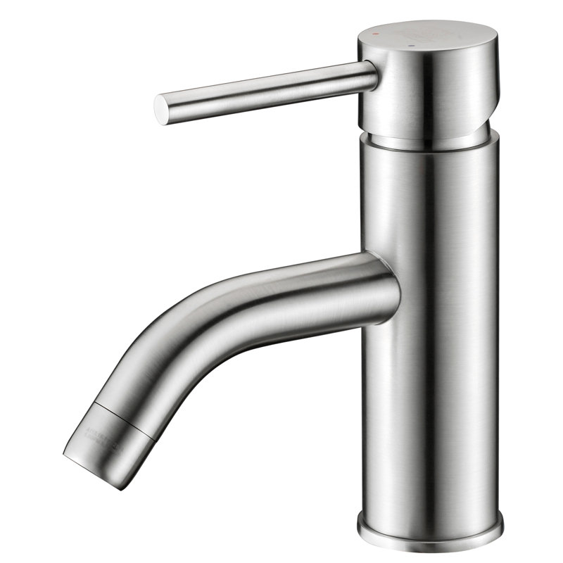 Bravo Single-handle Bathroom Faucet with Drain Assembly, Brushed Nickel