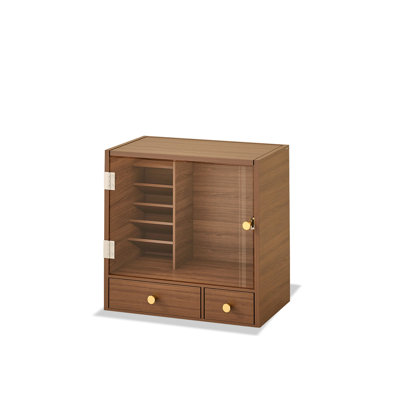 Makeup Organizer For Vanity,Countertop Organizer With Drawers,mirror