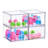 Sorbus Stackable Acrylic Storage Drawers, 4 Pack Clear Plastic Organizer Bins for Baby Bottles, Makeup, Bathroom, Vanity & Kitchen Countertop Organization, Pull-Out Drawer Design for Cabinets & Pantry, Small, 4 Pack-122593083-123327114