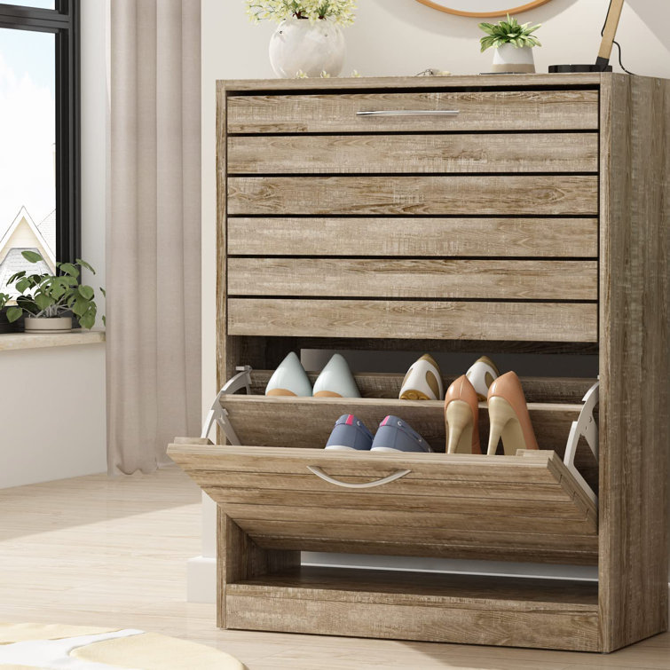 Latitude Run 12-Pairs Shoe Storage Cabinet (2 colors) only .19: eDeal Info