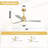 Nicola 52'' 3 - Blade Modern Ceiling Fan with Remote Control and Light Kit-1194857047