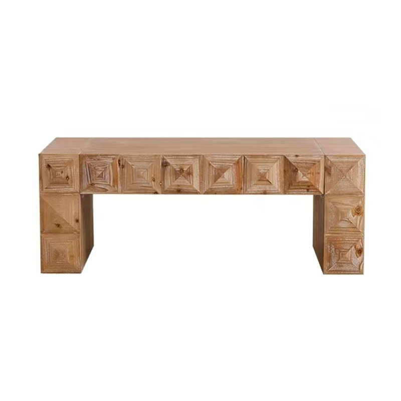 Table basse à relief géométrique 47,24 "