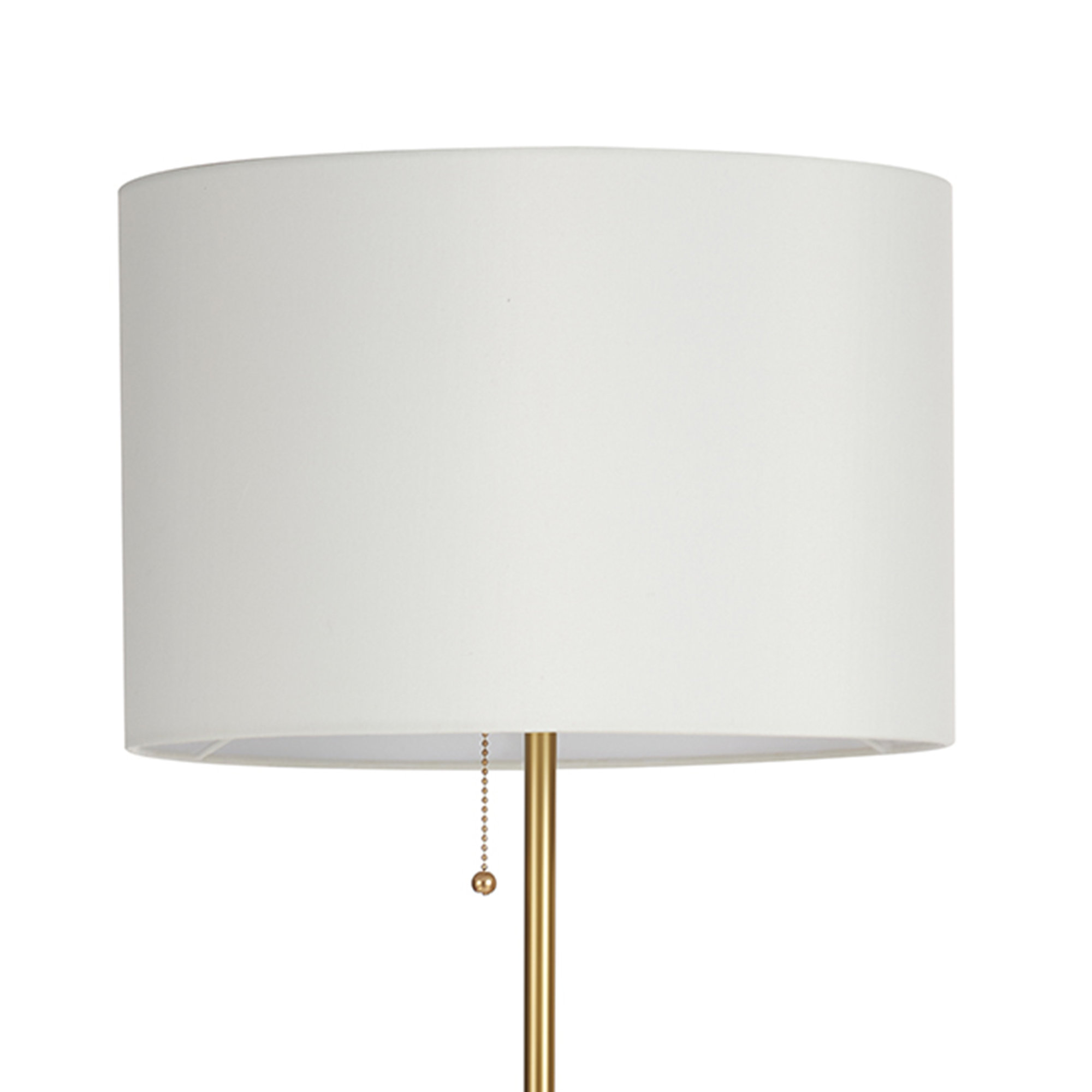 Kelliann 64.5" Adjustable Floor Lamp, Black/Gold
