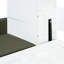 Lit grand format avec tablettes intégrées, panneau blanc, convient pour dormir la nuit dans les petits appartements, rangement mural, processus de levage en douceur-1235515788