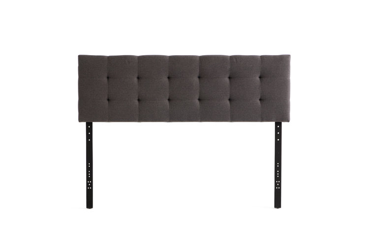Cy Upholstered Solid Wood Panel Headboard