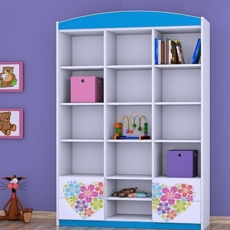 Vance 183cm H X 132cm W Kids Cube, Blue