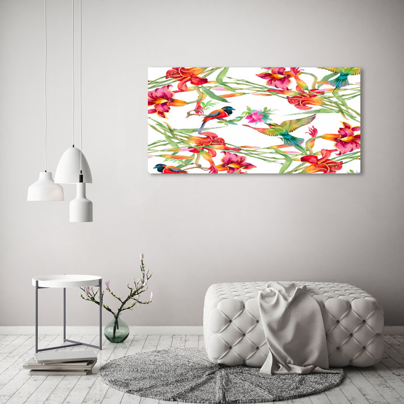 Exotic Birds - Wrapped Canvas Print