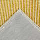Corson Rectangle Striped Machine Woven Recycled P.E.T. Area Rug in Yellow/Cream