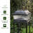 Black Low Voltage Solar Powered Integrated LED Fence Post Cap Light 6 In. X 6 In. Pack