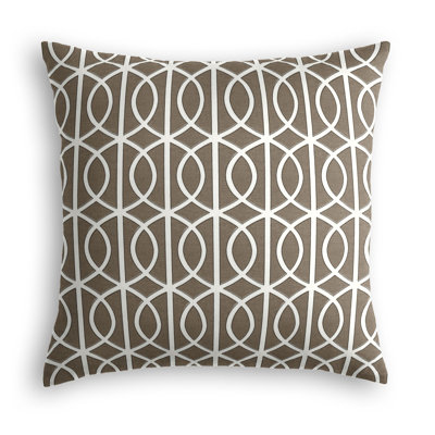 Embroidered Square Pillow Cover & Insert