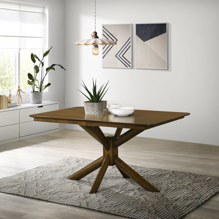 Nedyo Solid Wood Base Dining Table