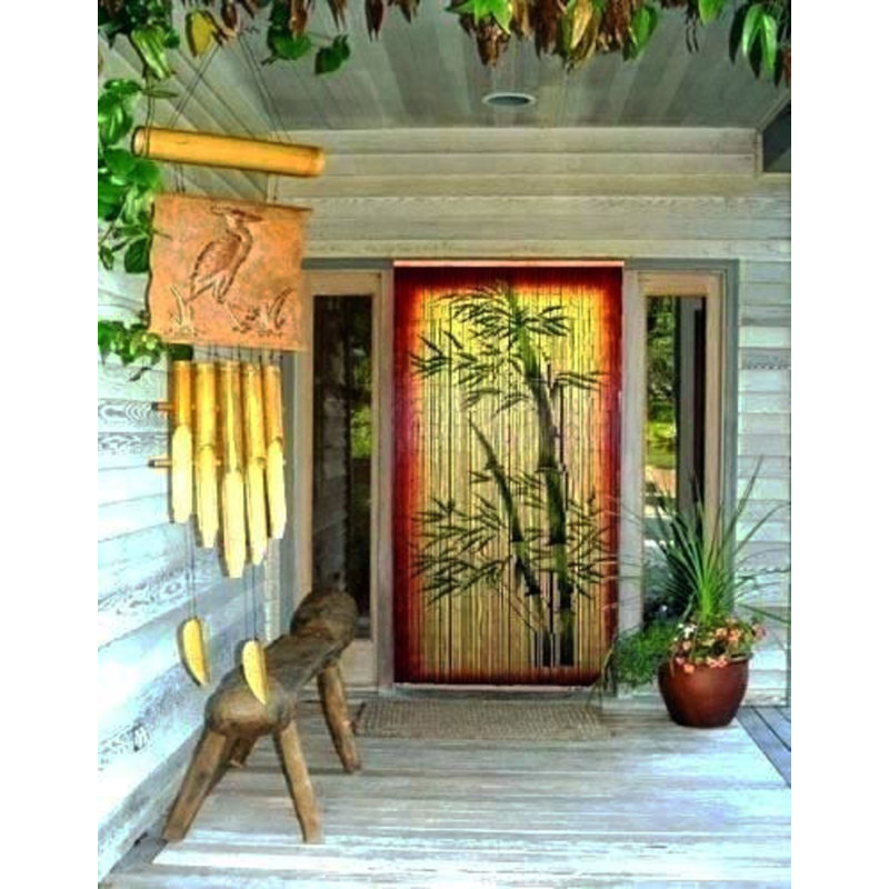 Bamboo Sheer Curtain Single Panel