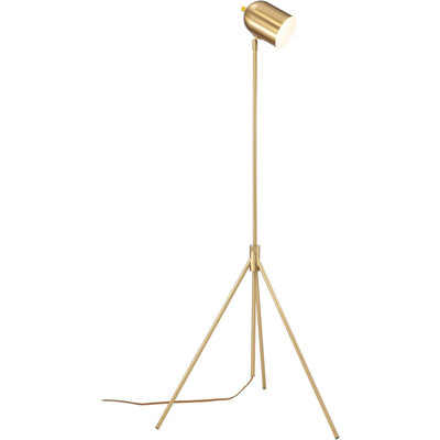 Adjustable Tripod LED Floor Lamp, Dimmable, Swivel Head, Perfect for Reading and Task Lighting