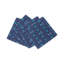 Serviettes de cocktail en satin de coton Gem Sapphires-122066596
