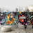 Vibrant Graffi Street Paint Peel & Stick Abstract Border-93867515
