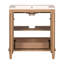 Ensemble de meuble-lavabo autoportant avec tiroir caché, armoire de rangement pour salle de bain 30 po avec lavabo en résine