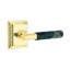 Select Round Passage (Hall & Closet) Door Lever with Square Rosette-182424394