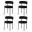 50cm H Teddy Upholstered Metal Side Chair-114193736-123191245