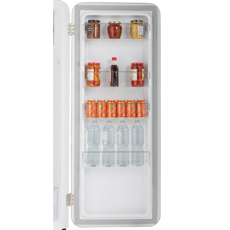 Iio 24" 10 Cubic Feet Top Freezer Refrigerator, Frost White