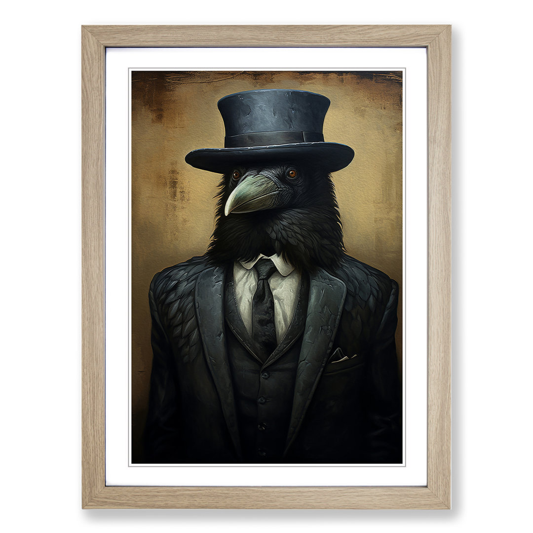 Crow in a Suit Gemälde