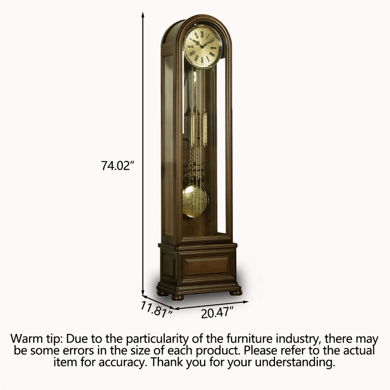 European-style retro vertical floor clock