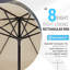 Parasol de patio drapé-1053740360