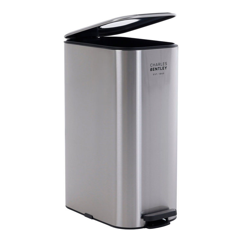 30l Slimline Kitchen Pedal Bin Ss