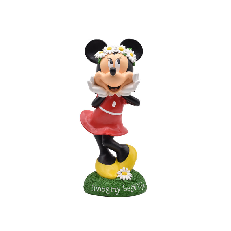 Statue de jardin Disney Minnie Mouse Living My Best Life
