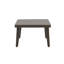 Table basse Ludovic en métal, brun