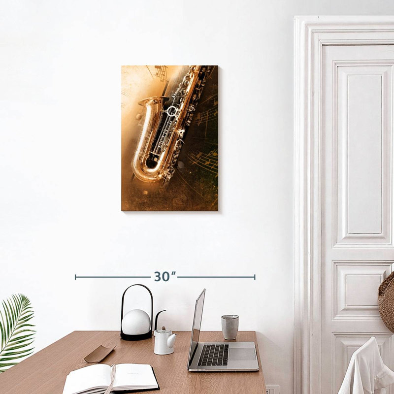 Abarca Saxophone Symphony, H 24 po x l 16 po