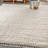 Felicdad Shag Plush Tassel Cream Rug-494087465